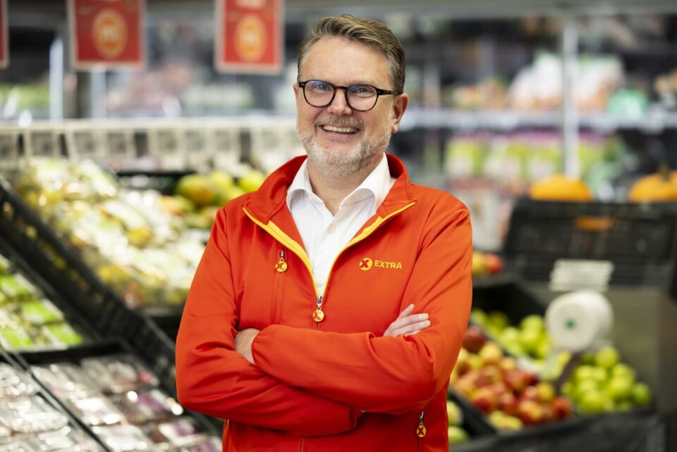 Lavpriskjeden Extra forbereder seg på spinnville uker frem til jul. Kjededirektør i Extra, Håvard Jensen.