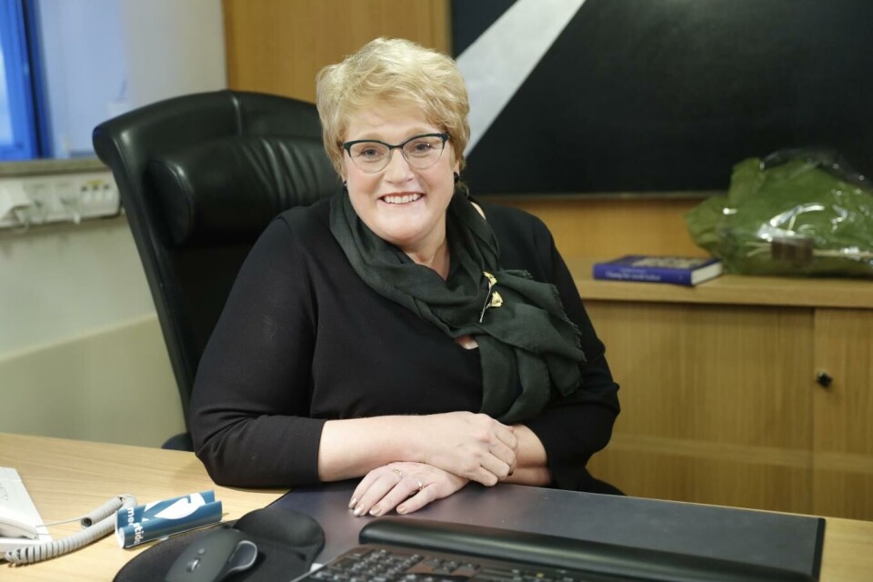 Kulturminister Trine Skei Grande (V) sender utredningen om søndagsåpne butikker ut på høring. Foto: Cornelius Poppe, NTB scanpix