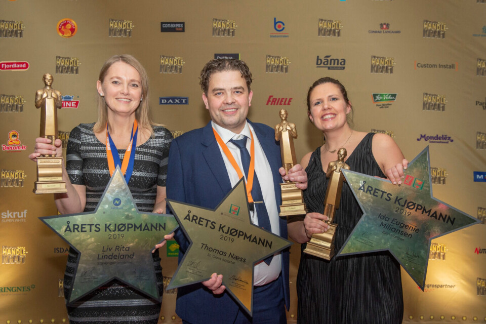 Fra venstre: Liv Rita Lindeland, Stavanger jernbanestasjon, Thomas Næss, St. Olavs hospital, Trondheim og Ida Eugenie Miliansen, Bjørkelangen.