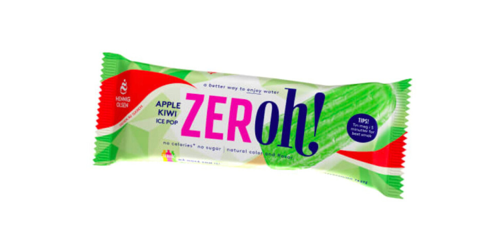 Zeroh-is med Eple og Kiwi