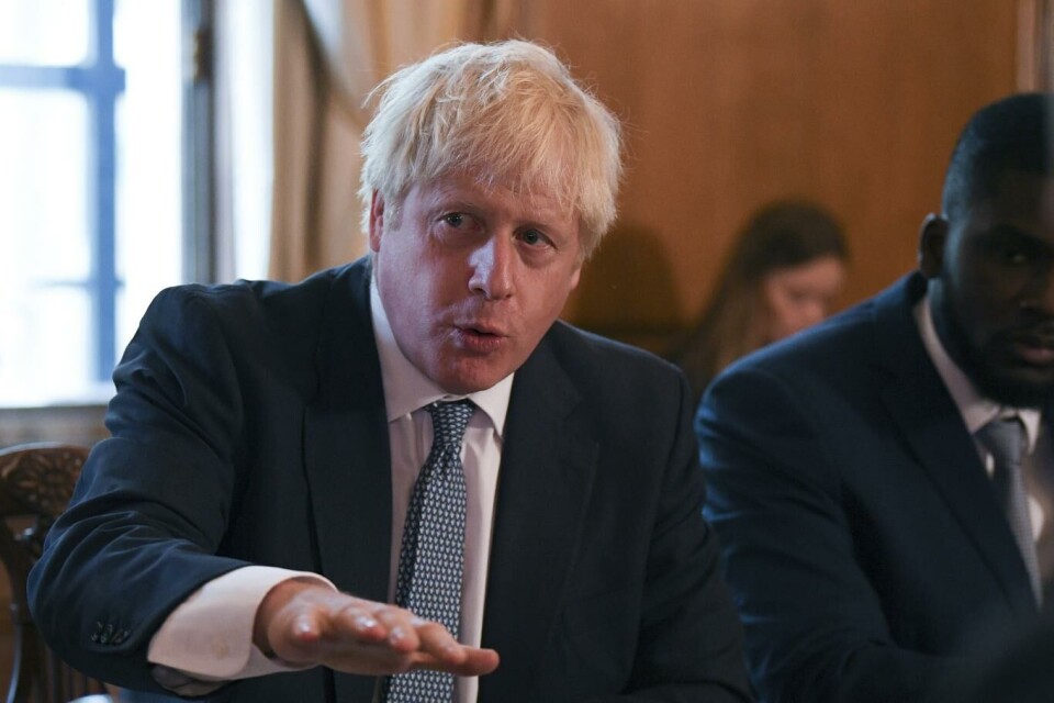 Storbritannias statsminister Boris Johnson har fått utarbeidet en plan over de mest trolige konsekvensene dersom landet forlater EU uten noen form for avtale 31. oktober. Foto: Daniel Leal-Olivas, AP/NTB scanpix