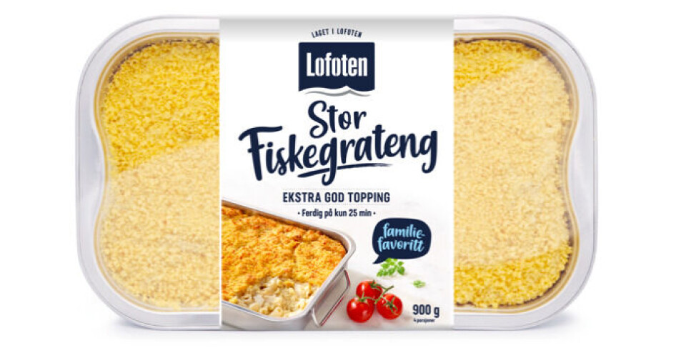 Skikkelig stor fiskegrateng