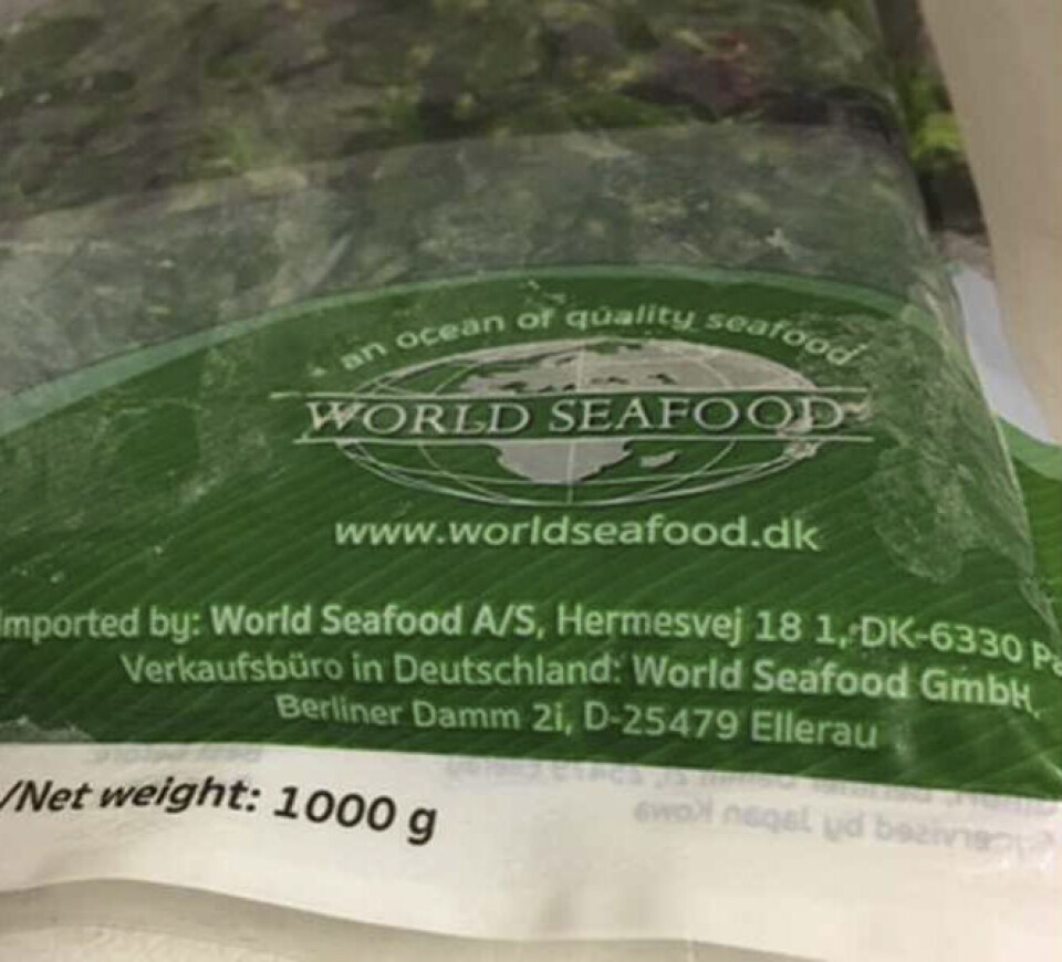 Rundt 17.000 kilo sjøgress av typen Goma Wakame Seaweed salad trekkes fra markedet. Foto: Mattilsynet, NTB scanpix