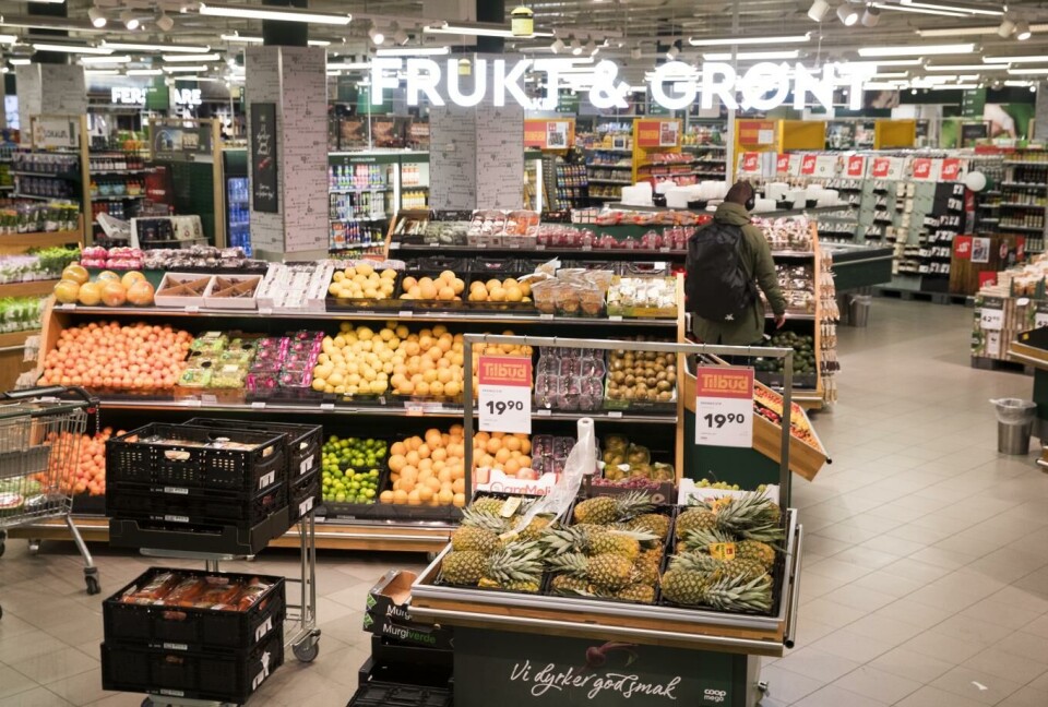 Kommunikasjonssjef i Coop Norge, Harald Kristiansen, forteller at kundene har vært flinke å følge handlevettreglene i påsken. Foto: Terje Pedersen, NTB scanpix