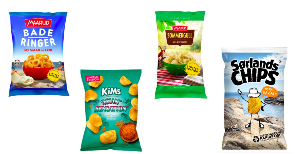 Smaken av sommerchips