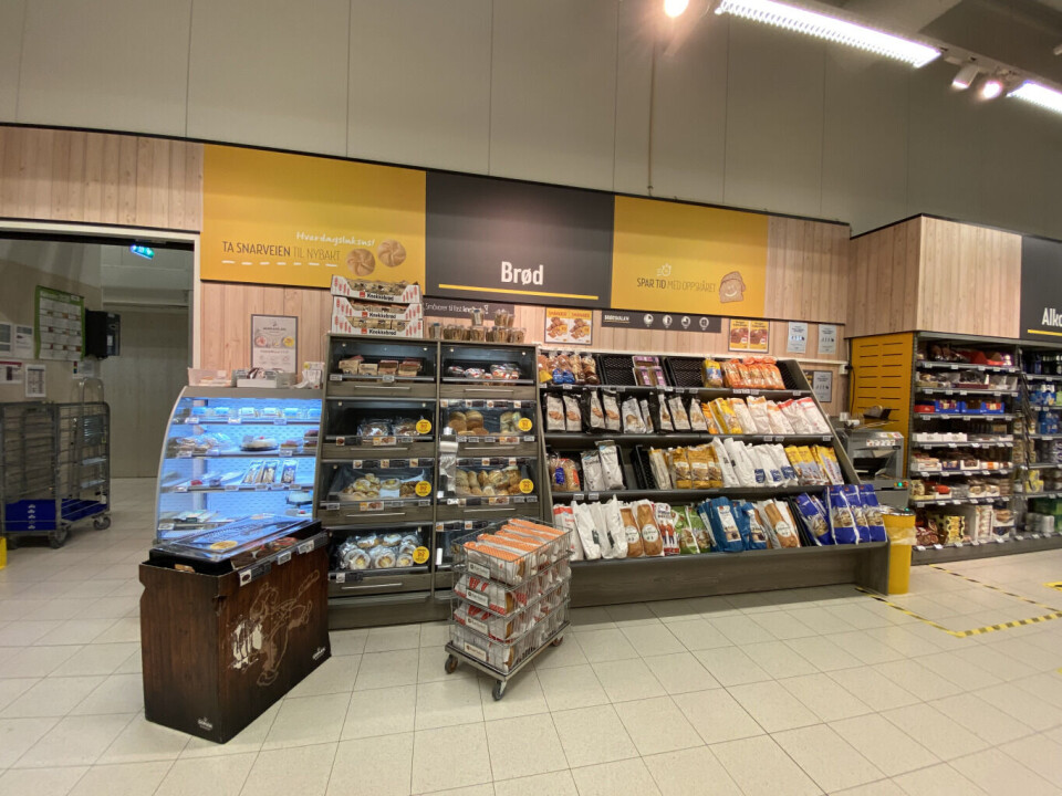 Hyggelig: Brødavdelingen skaper et hyggelig miljø.