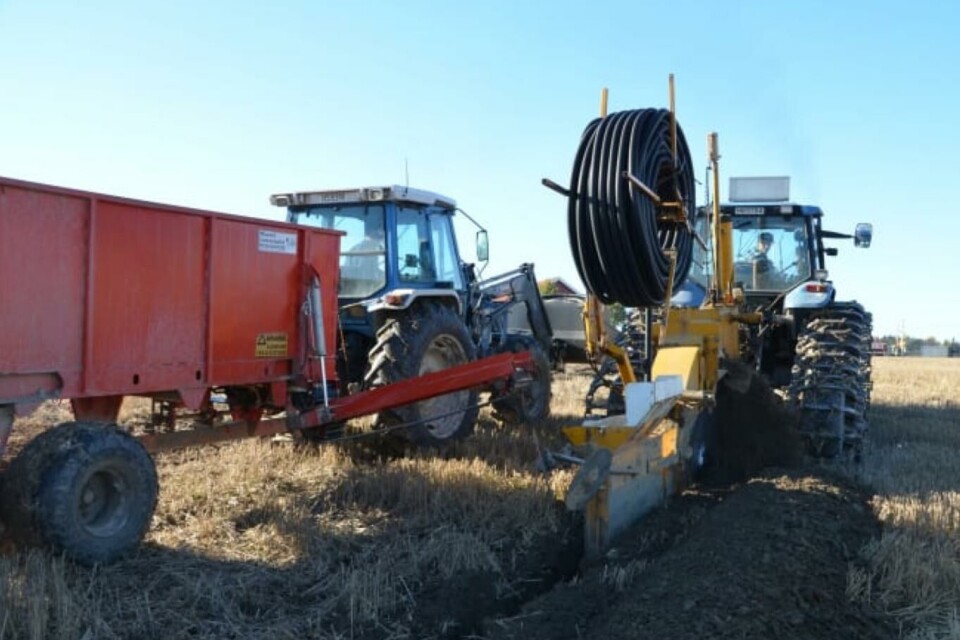 Drenering av jorder er et effektivt klimatiltak som kan gjøre at gården slår bedre ut på landbrukets klimakalkulator.