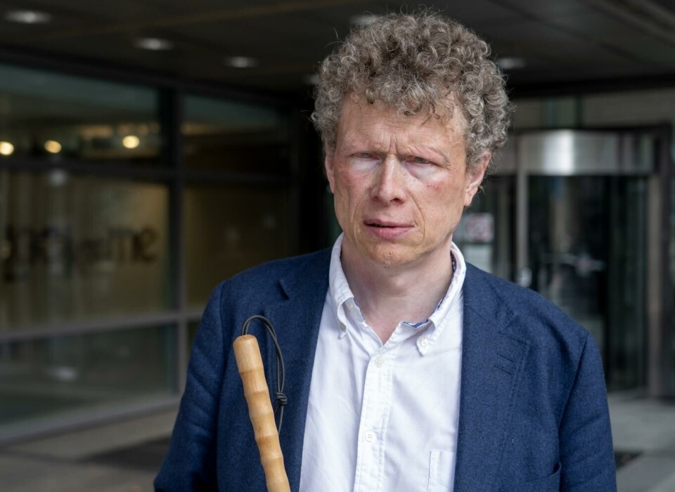 Sverre Fuglerud er seksjonsleder for samfunnskontakt i Blindeforbundet. Foto: Gorm Kallestad, NTB