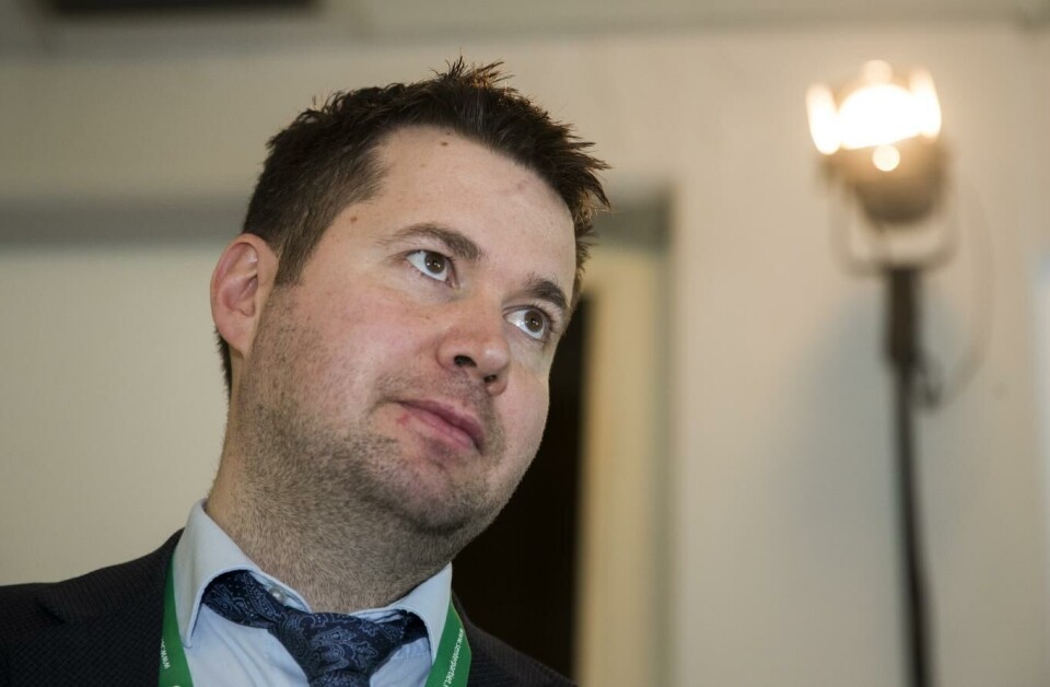 Geir Pollestad (Sp) utelukker ikke å bryte opp en av dagligvarekjedene. Foto: Terje Pedersen, NTB