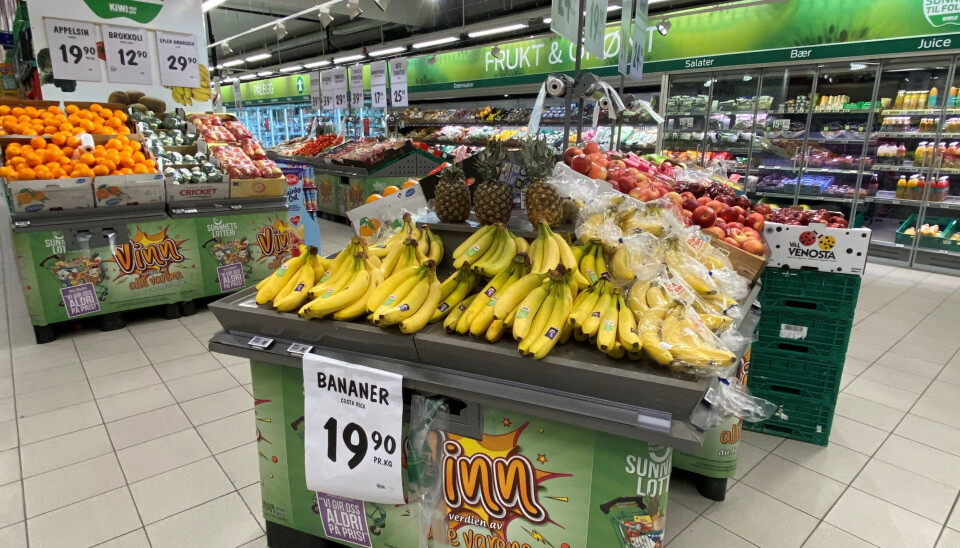 Delikat: Butikktesterne synes det var en delikat frukt- og grøntavdeling.