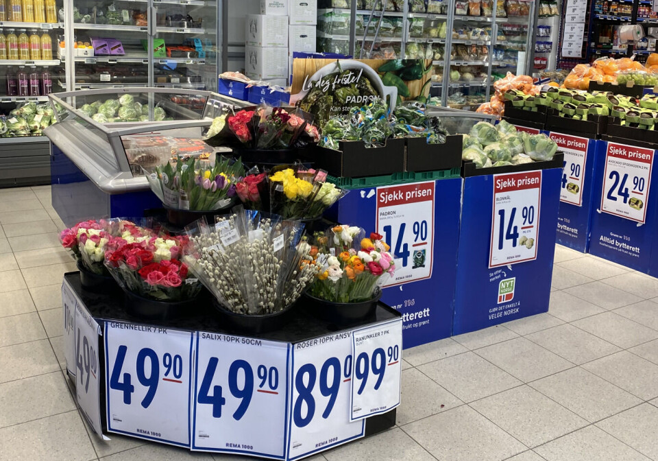 Flott: Frukt- og grøntavdelingen har et godt utvalg med flotte varepresentasjoner hele veien.
