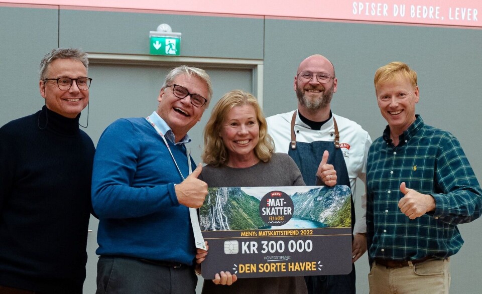 Foto Den sorte havre vant hovedstipendet. Foto: Michael Johnsen.