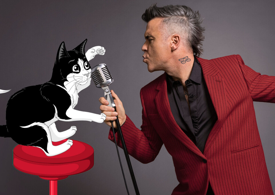Robbie Williams fronter kattemat