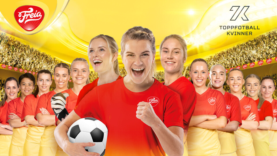 Freia inngår partnerskap med Toppfotball Kvinner og flere av spillerne i Toppserien og 1. divisjon.