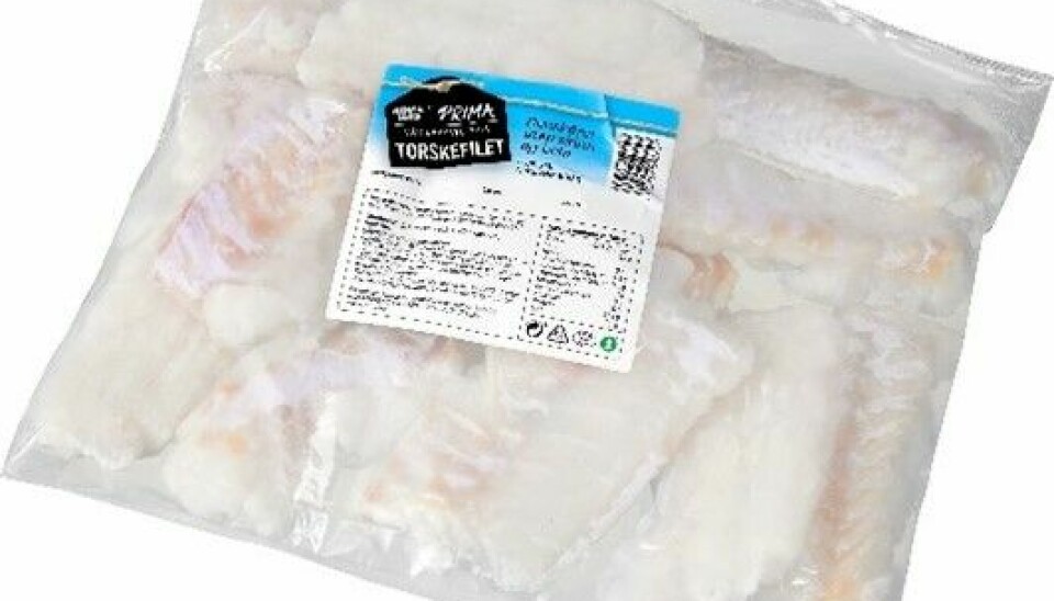 Grunnet påvisning av E.coli i produktet, trekker Lerøy Seafood tilbake Prima torskefilet.