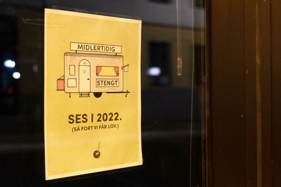 Skjenkeforbudet ble innført 13. desember og skal i utgangspunktet vare fram til 14. januar. Foto: Beate Oma Dahle, NTB