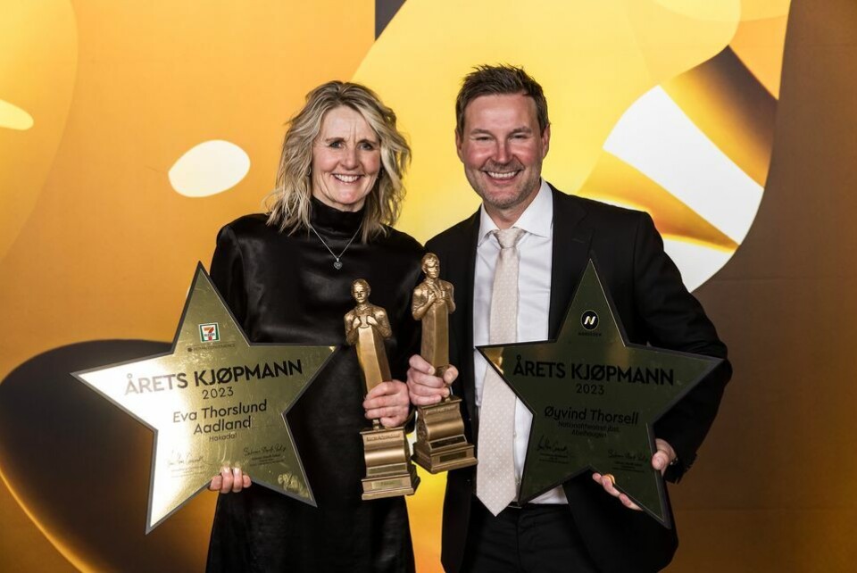 Årets vinnere - Eva Thorslund Aadland og Øyvind Thorsell.