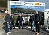 Norsk Kylling får Logistikkprisen for sitt helhetlige arbeid med logistikk og infrastruktur for biogass. Fra venstre: Håvard Holltrø (Norsk Kylling), Mads Bonesvoll (Norsk Kylling), Per Arvid Gildset (Gildset Transport), Stig Otto Larsen (Norsk Kylling), Thomas Haltland (Norsk Kylling).