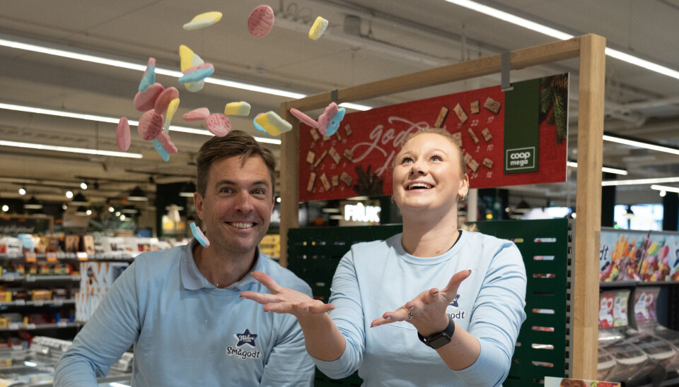 Jan Wegner Adolfsen og Marianne Berghout i Orkla Confectionery & Snacks Norge. Jan Wegner Adolfsen og Marianne Berghout i Orkla Confectionery & Snacks Norge.