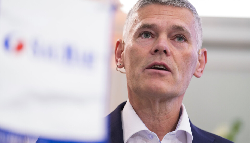 Konsernsjef Frode Arntsen i Salmar presenterer resultat for tredje kvartal 2024.