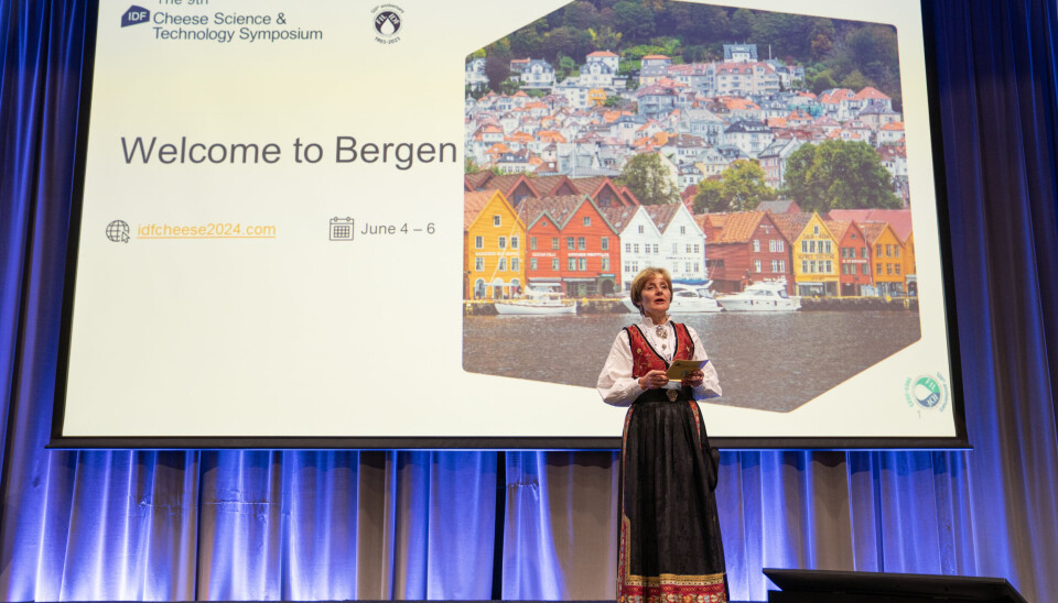 Ida Berg Hauge ønsket over 200 forskere fra hele verden velkommen til ostesymposium.