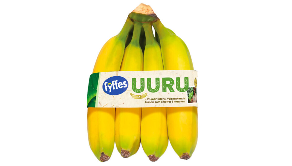 Coop Mega har lansert Uuru-bananen i alle Coop Mega-butikker. Coop Mega har lansert Uuru-bananen i alle Coop Mega-butikker.