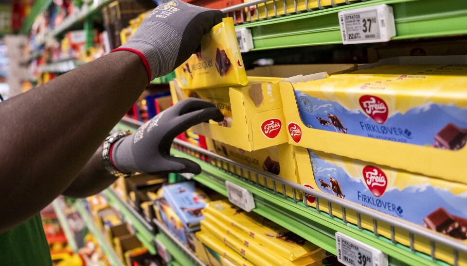 Mondelez og merkevaren Freia er blant aktørene som vil rammes hardt dersom det foreslåtte forskriftsendringene om et forbud mot markedsføring av «visse næringsmidler» til alle under 18 år blir vedtatt. Mondelez og merkevaren Freia er blant aktørene som vil rammes hardt dersom det foreslåtte forskriftsendringene om et forbud mot markedsføring av «visse næringsmidler» til alle under 18 år blir vedtatt.