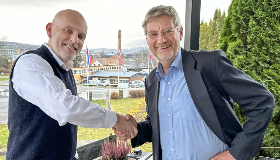 Nils Vanebo, styreleder i Ask Media AS, og Magne Lerø, som eier Medier og Ledelse AS.
