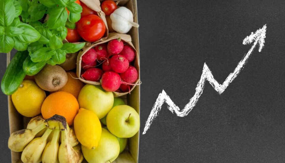 Nordmenn har økt sitt daglige frukt- og grøntinntak til 3,3 porsjoner, men Storbritannia leder fortsatt an i Europa med 4 porsjoner.