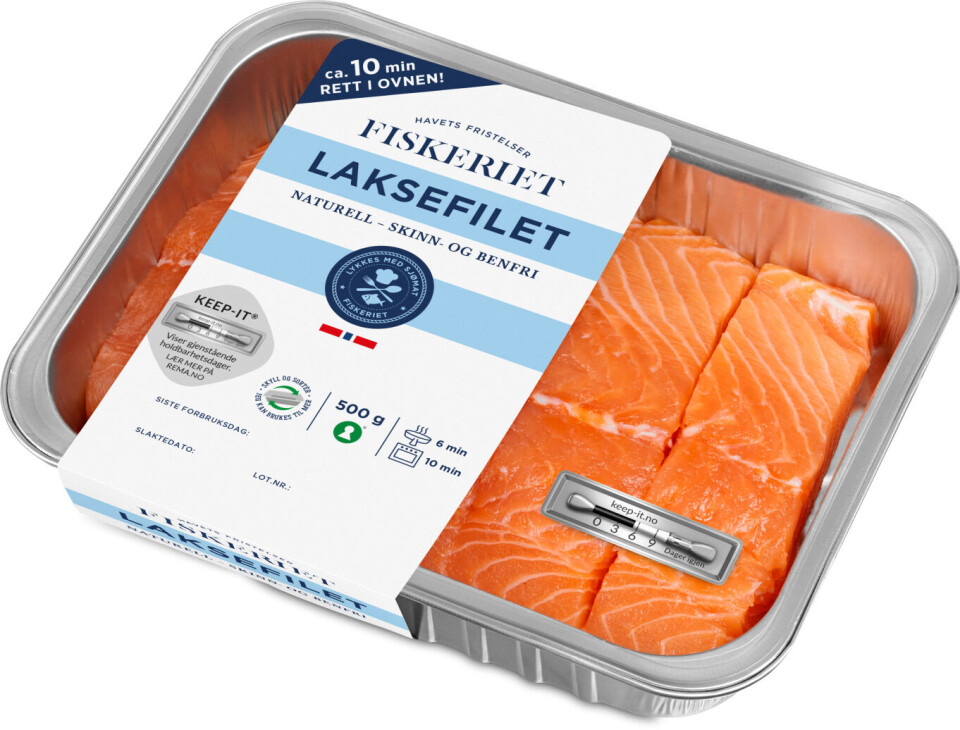 Holdbarhetsindikatoren Keep-it registrerer fortløpende temperatur og tid og viser hvor mange dager holdbarhet som gjenstår.