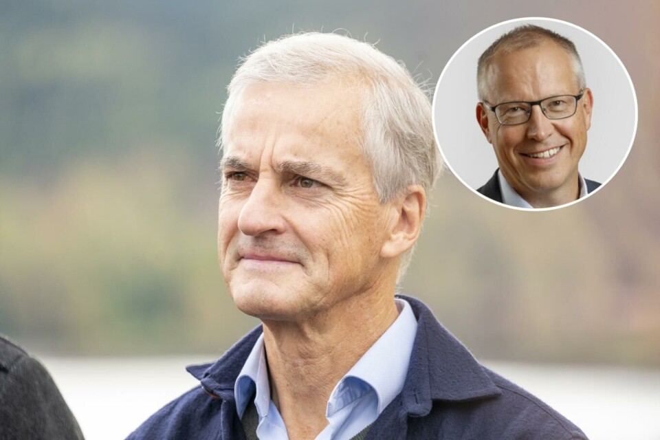 I samtaler: Jonas Gahr Støre (Ap) arbeider for tiden med å danne ny regjering i Norge. K onserndirektør kommunikasjon og corporate affairs Håkon Mageli i Orkla har laget fem ønsker til den nye regjeringen.Torstein Bøe, NTB