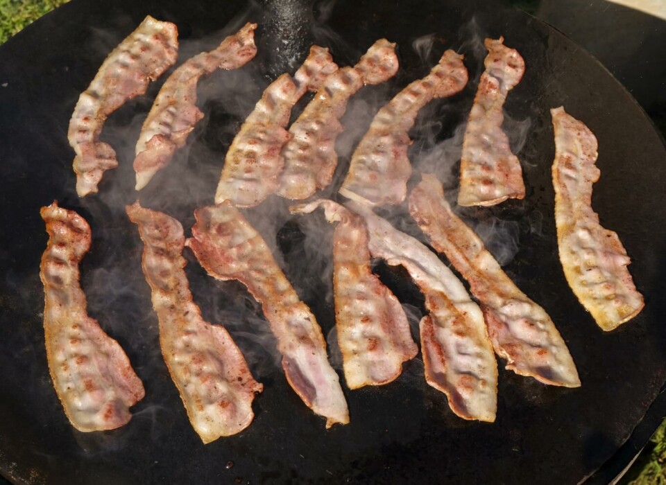Svenske matbutikker mangler bacon. Illustrasjonsfoto: Vidar Ruud, NTB scanpix