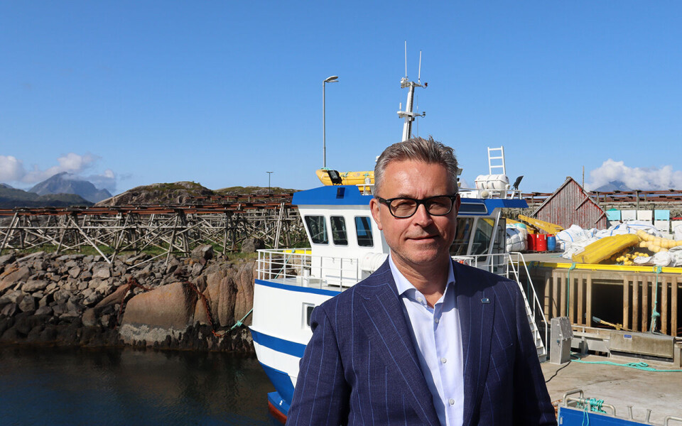 Fiskeri- og sjømatminister Odd Emil Ingebrigtsen støtter arbeidet med et nytt kulturarvsenter for Lofotfisket.