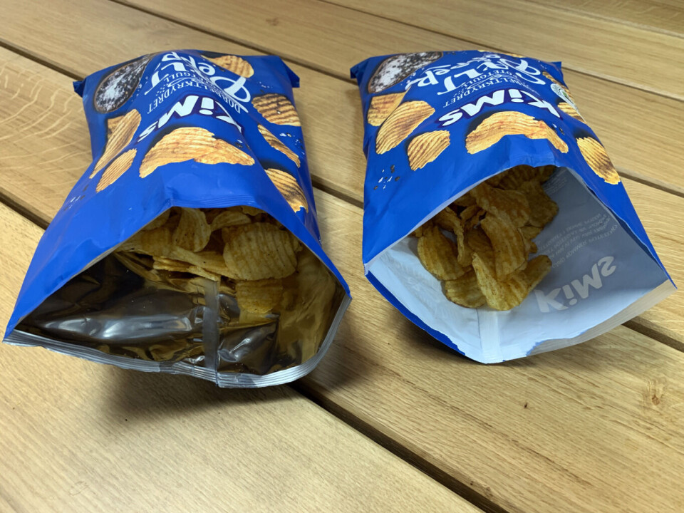 Gjenvinnbare potetgullposer