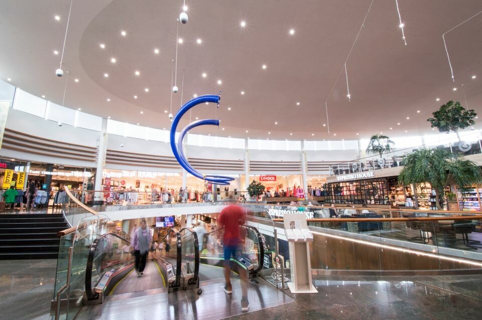 Amfi Madla ble kåret til Årets Kjøpesenter i 2019. Foto: thoneiendom.no