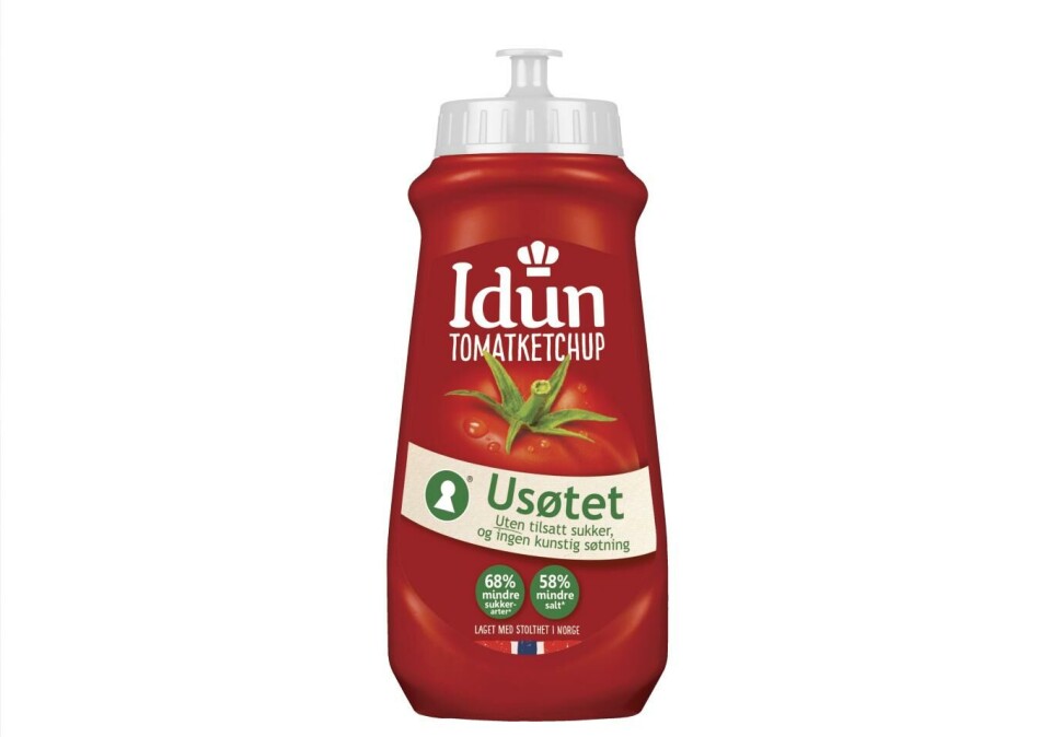 Første ketchup med nøkkelhull