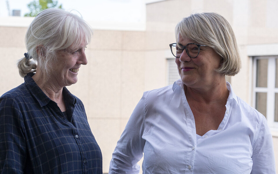 Anne-Pia Lødemel (til venstre) og Nina Lødrup og er seniorrådgivere i Mattilsynets seksjon for merking og kvalitet.