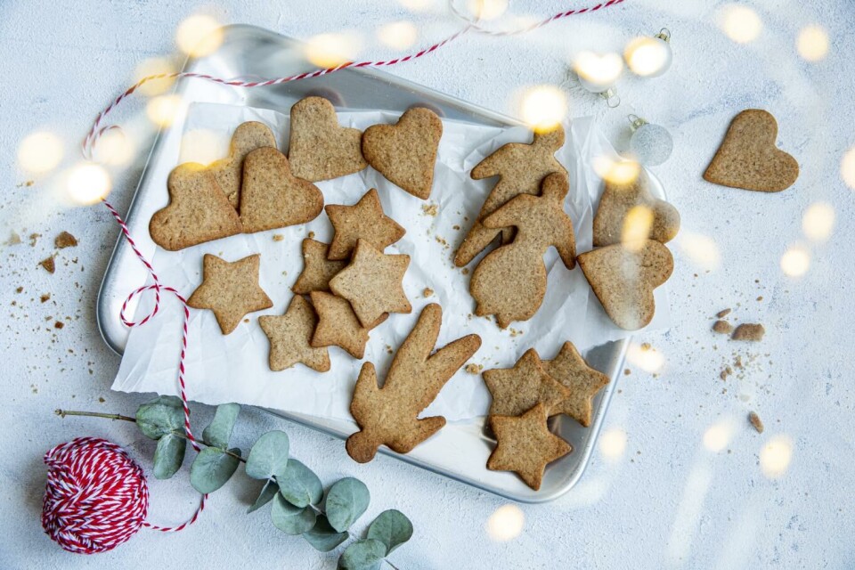 Pepperkaker er julekakefavoritt nummer én. Foto: Brodogkorn.no