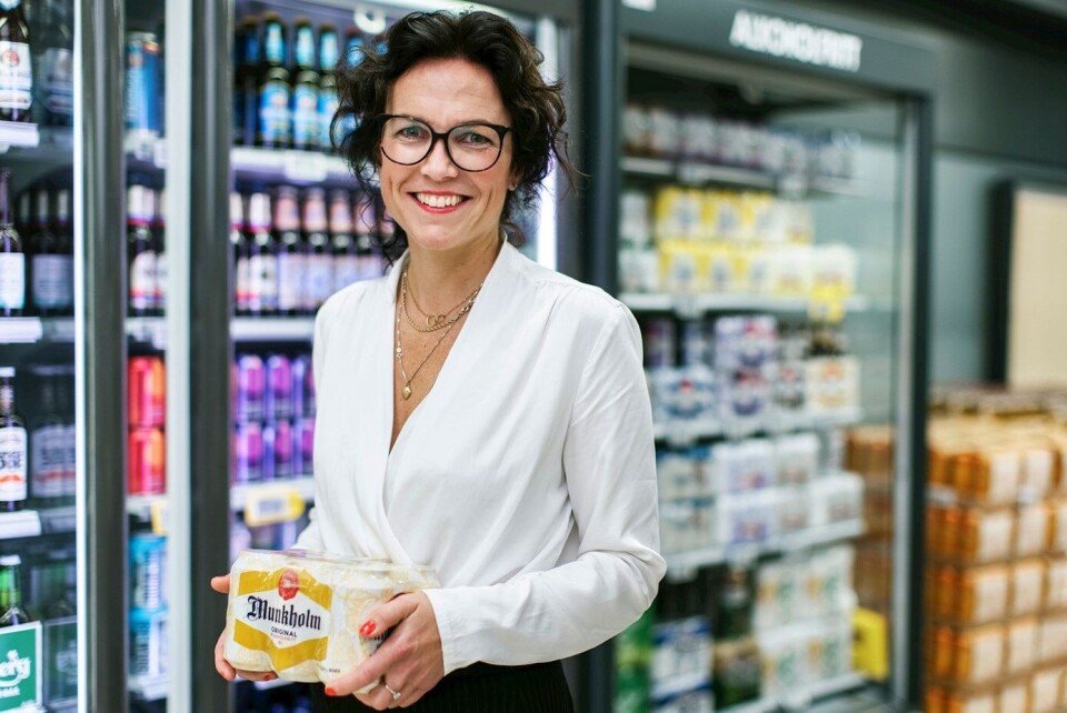 Kommunikasjonsdirektør Johanna Ellefsen Rostad i Ringnes tror på sterk vekst innen alkoholfritt øl.