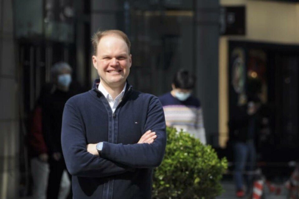 Andreas Thorud blir Sjømatrådets nye utsending i Kina. Han gleder seg til å ta fatt på oppgavene. Foto: Privat