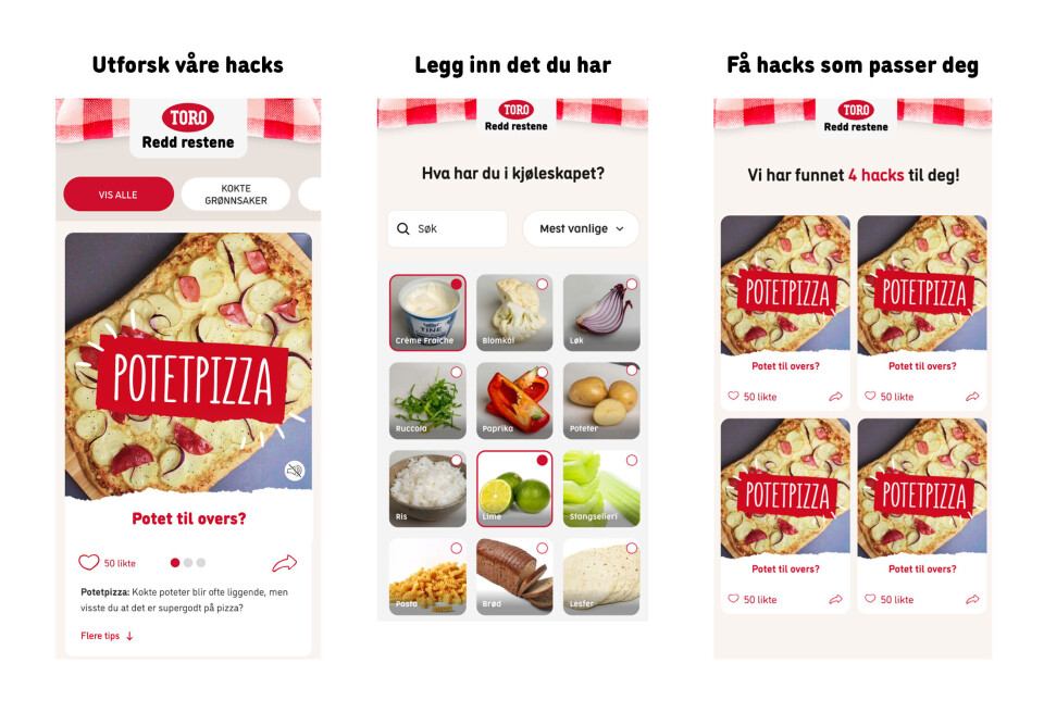 Toro vil lære folk å bruke opp restene