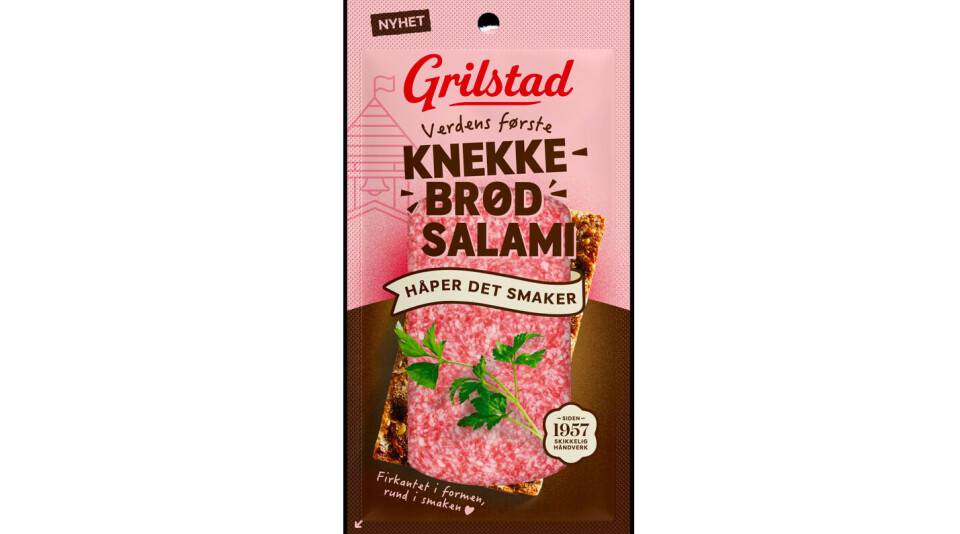Grilstad produserer alt de kan holde for å dekke etterspørselen etter Knekkebrødsalami.