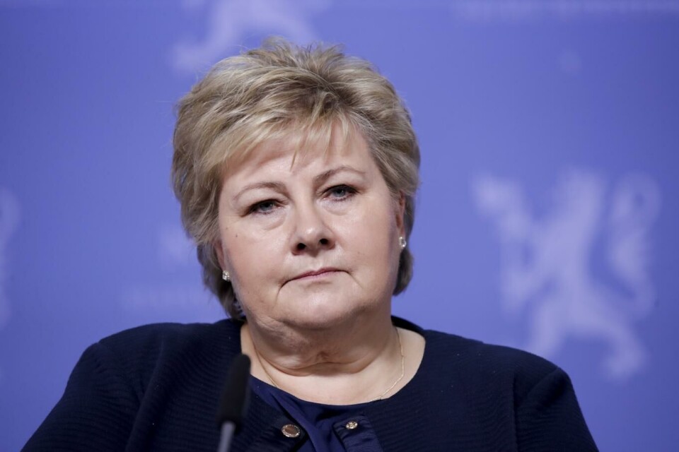 Statsminister Erna Solberg (H) er aller mest bekymret for at en kraftig økning av koronapasienter skal gå ut over andre syke. Foto: Vidar Ruud, NTB scanpix