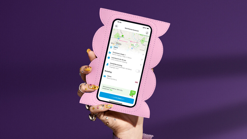 Wolt-kunder kan nå betale med Klarna