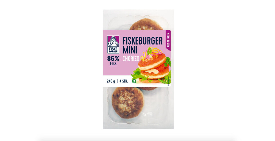 Mini fiskeburger