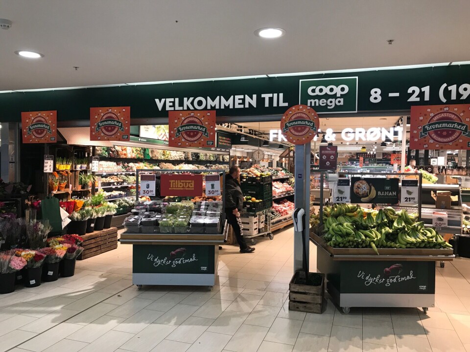 Ryddig: Fasaden til Coop Mega Kolbotn oppleves som ren og ryddig.