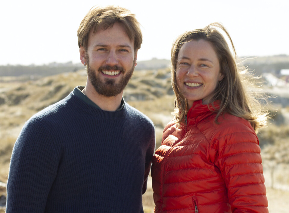 Markus Hustad, daglig leder og Stina Mehus, styreleder i Økologisk Norge. Foto: Elisabeth Fagerland
