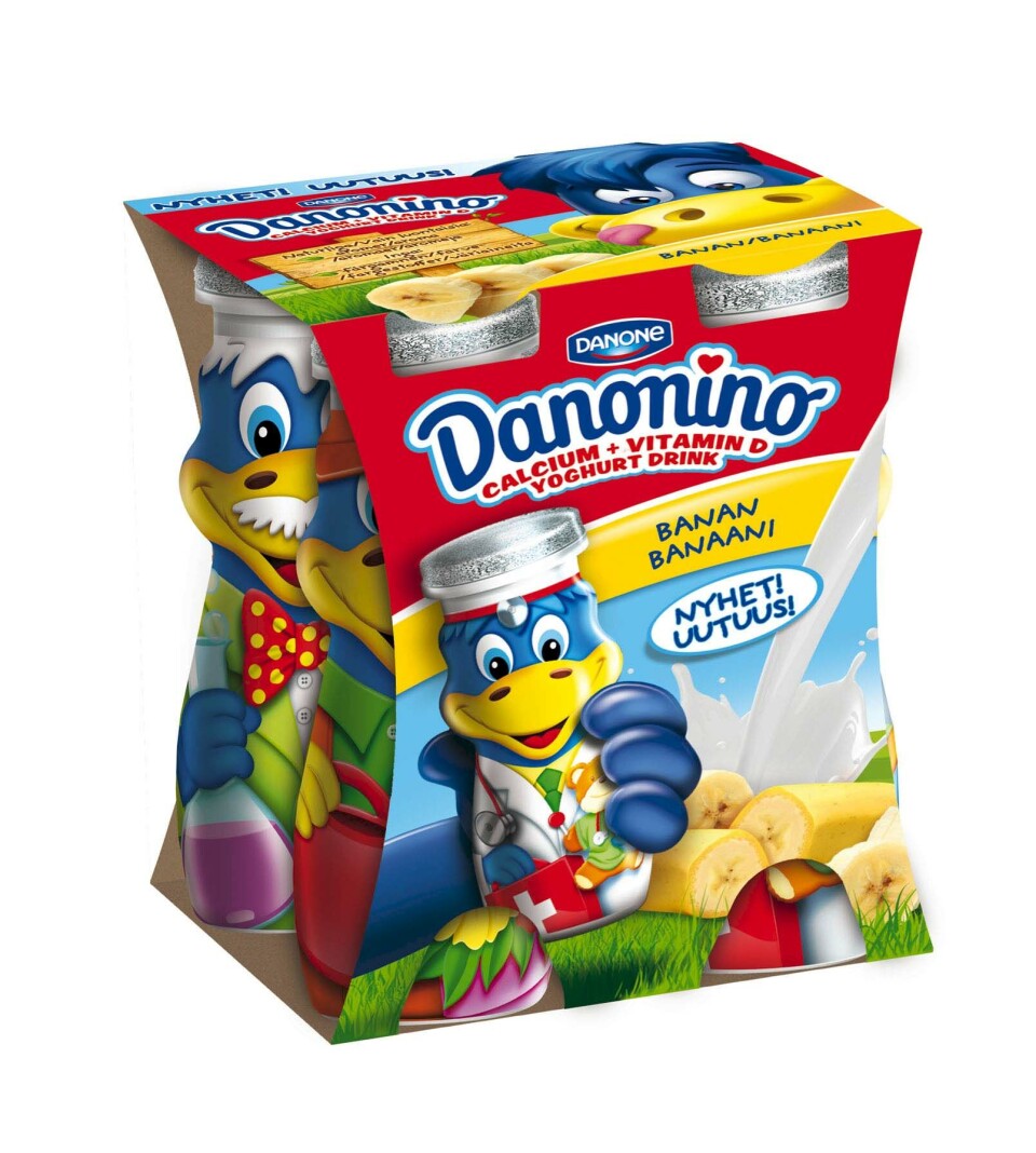 Danonino med mindre sukker