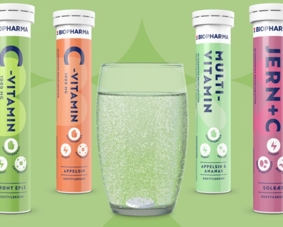 Brusetabletter fra Biopharma