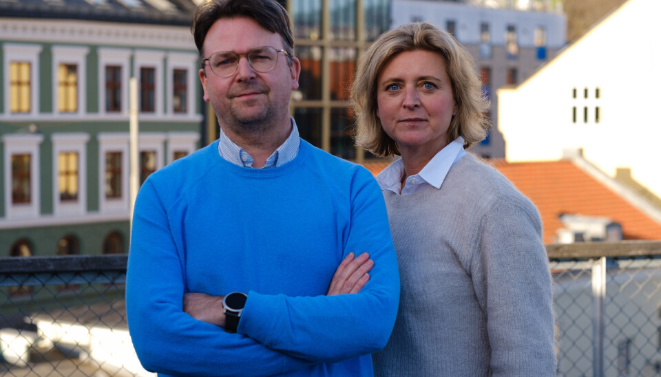 Daglig leder Gustav Eddy Larsen og partner og styreleder Marie-Louise Alvær i Retail Connect.